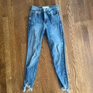 Top Shop High waisted distressed Jean